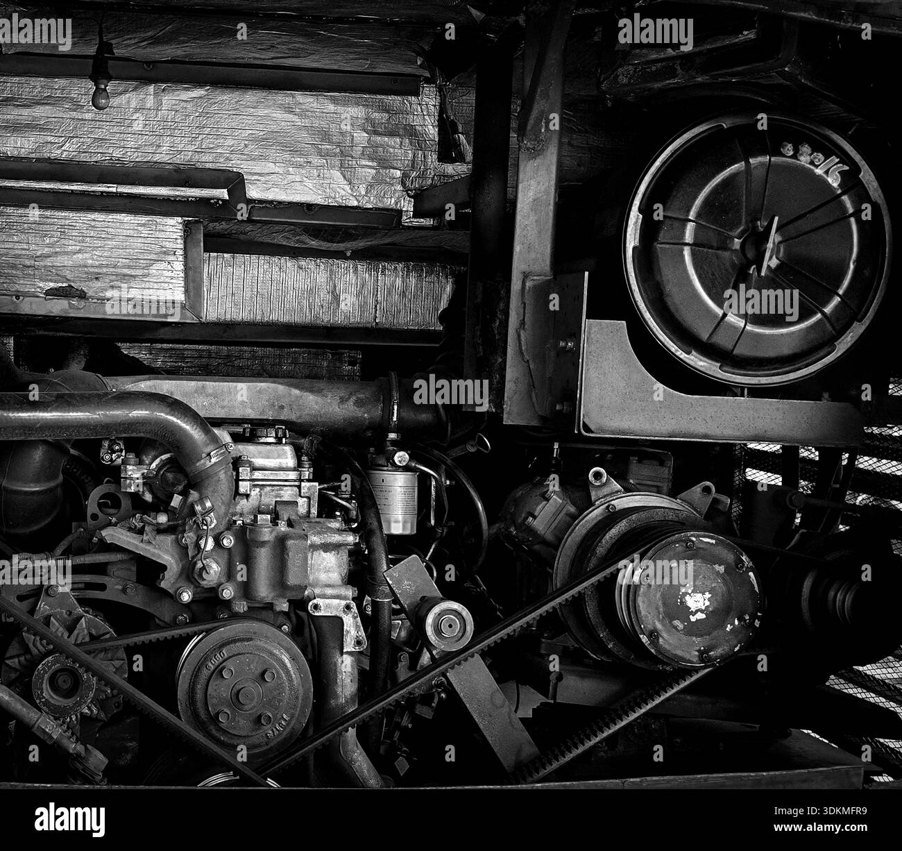 Engine scania Black and White Stock Photos & Images - Alamy