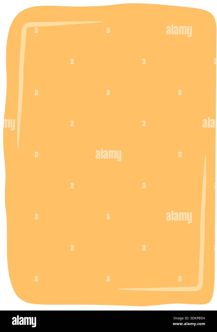 Wavy Organic Fluid Rectangle Frame Stock Vector