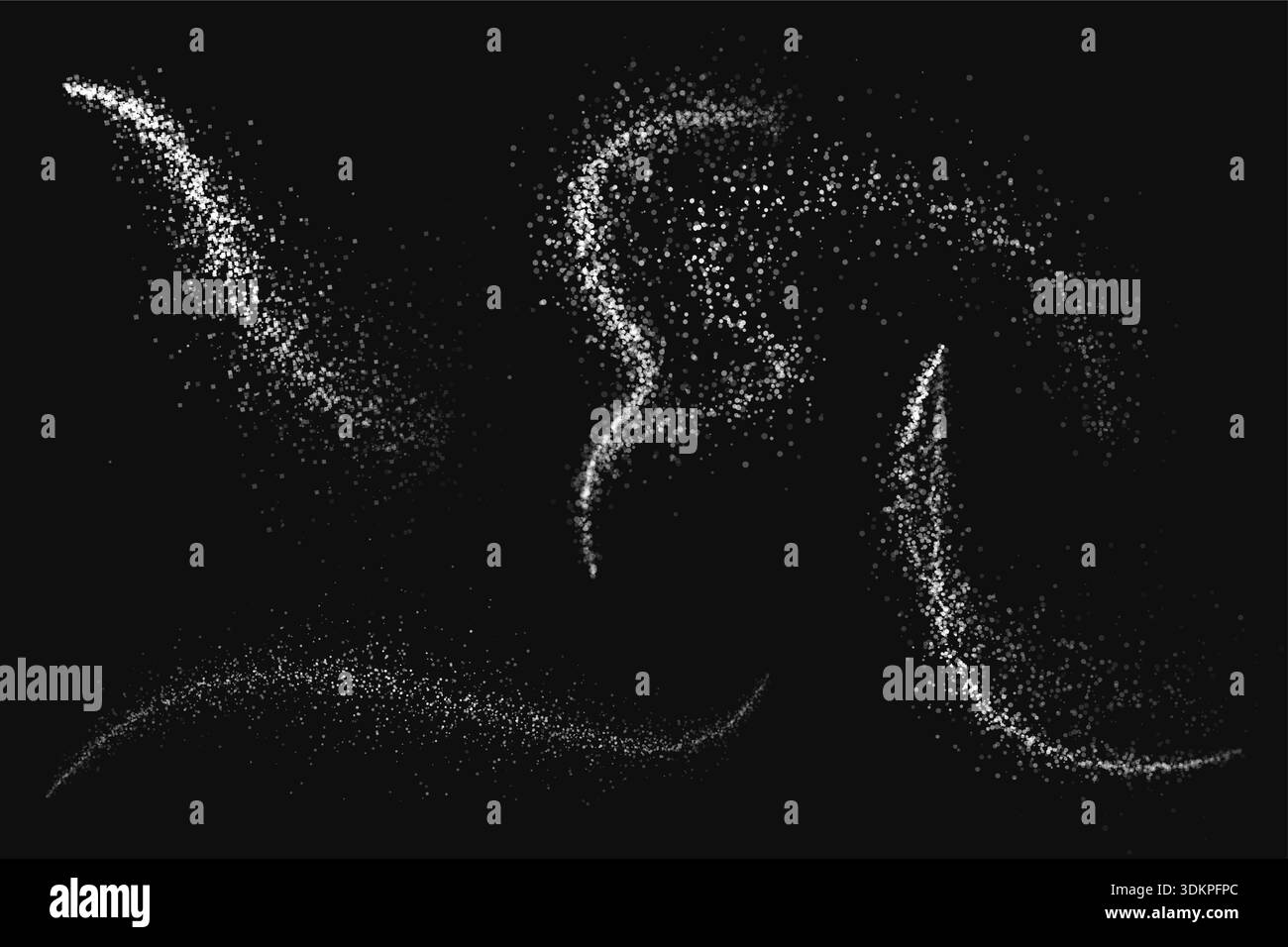 Abstract floating white dust particles Stock Vector Images - Alamy