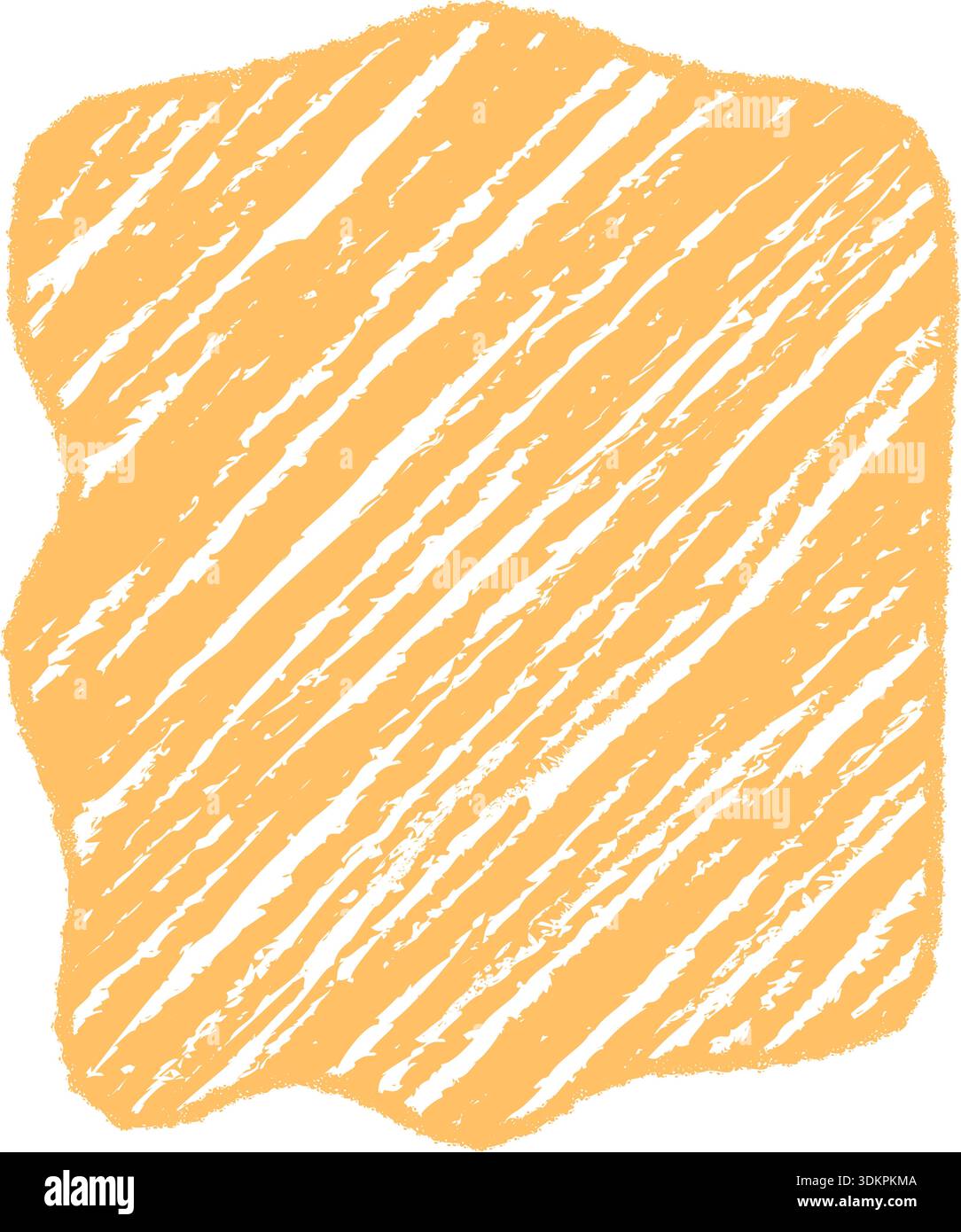 Organic Squiggle Chalk Memo Text Box Stock Vector