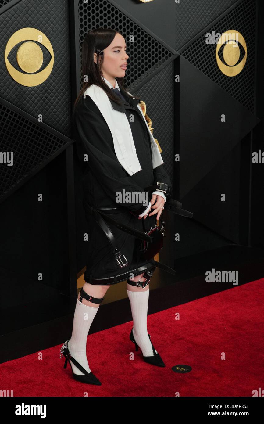 Billie Eilish Arrives At The 68th Annual Grammy Awards On Sunday Feb Billie Eilish Arrives At The 68th Annual Grammy Awards On Sunday Feb 1 2026 In Los Angeles Photo By Jordan 3DKR853