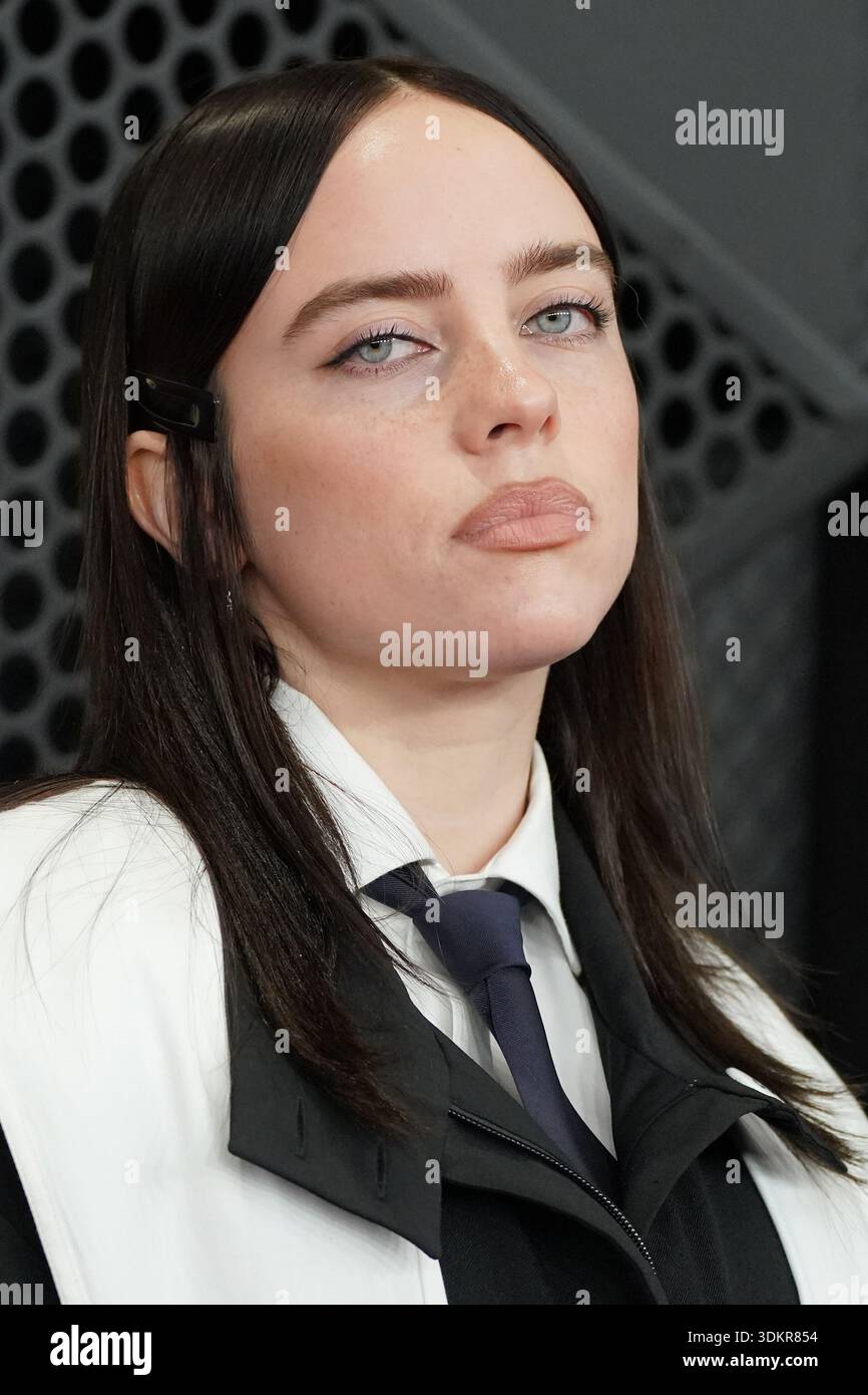 Billie Eilish Arrives At The 68th Annual Grammy Awards On Sunday Feb Billie Eilish Arrives At The 68th Annual Grammy Awards On Sunday Feb 1 2026 In Los Angeles Photo By Jordan 3DKR854