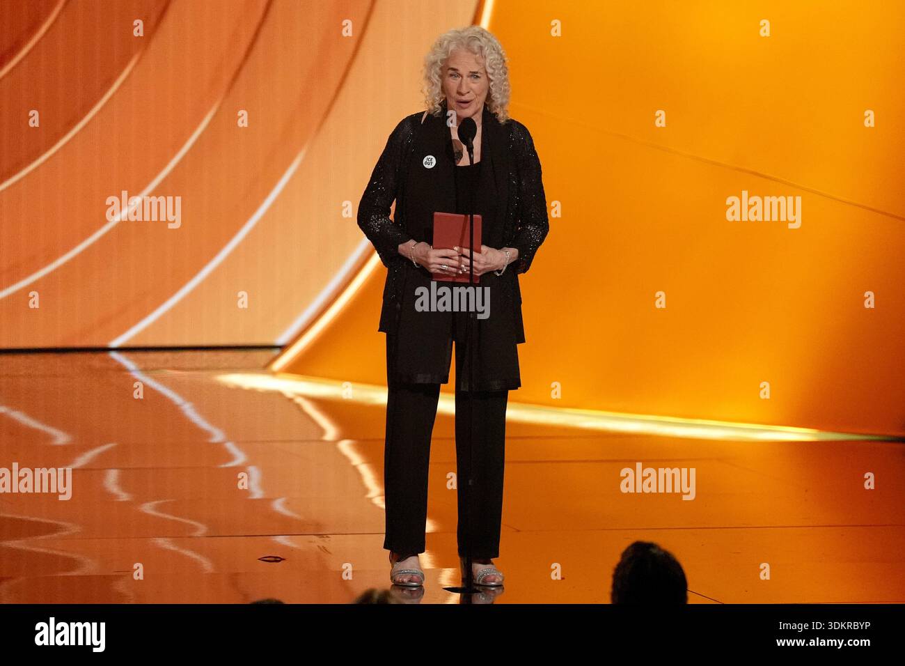 Carole King Presents The Award For Song Of The Year During The 68th Carole King Presents The Award For Song Of The Year During The 68th Annual Grammy Awards On Sunday Feb 1 2026 In Los Angeles Ap Photochris Pizzello 3DKRBYP 