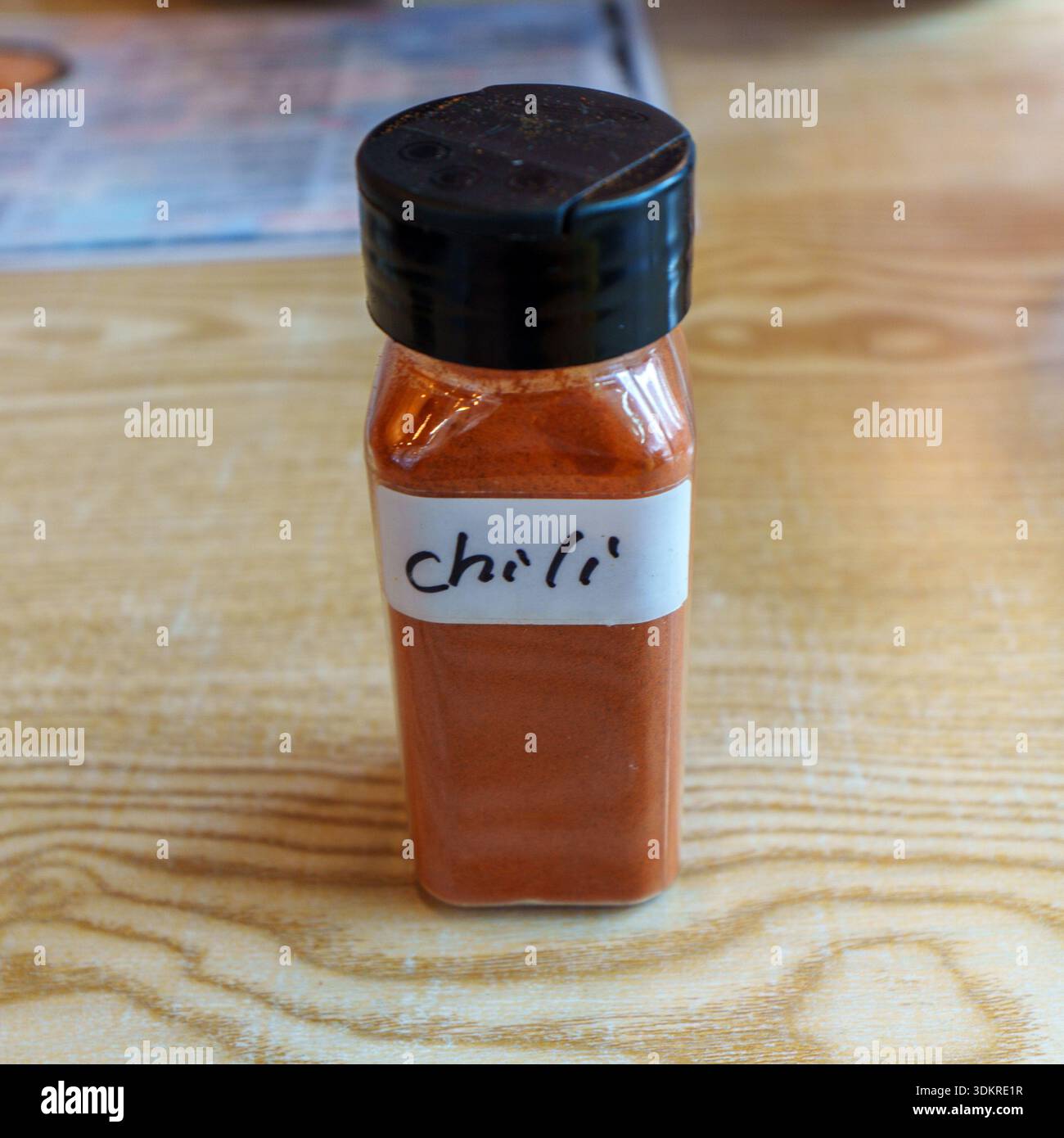 Chilli Powder Shaker Clear plastic shaker bottle hi-res stock photography and images - Alamy