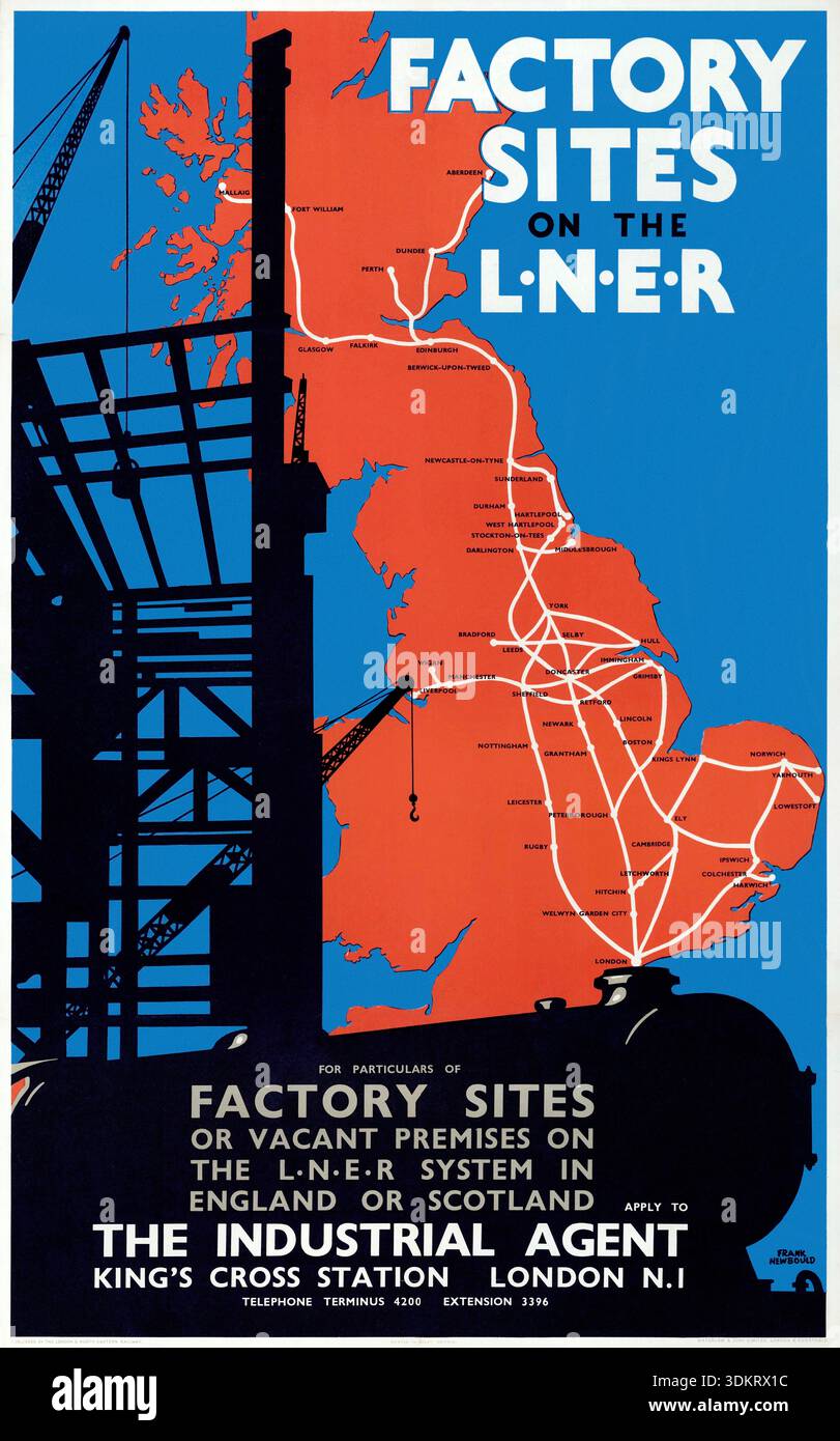 This Striking Circa 1930s Travel And Industrial Development Poster This Striking Circa 1930s Travel And Industrial Development Poster
