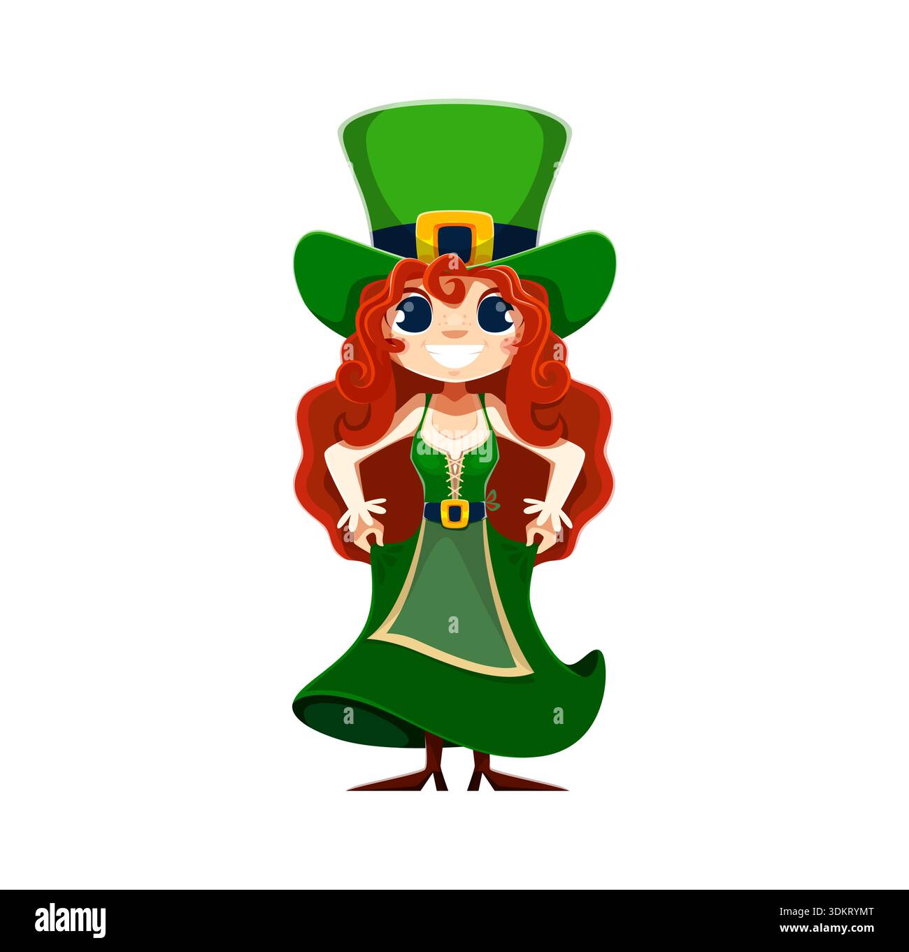 Leprechaun girl Stock Vector Images - Alamy