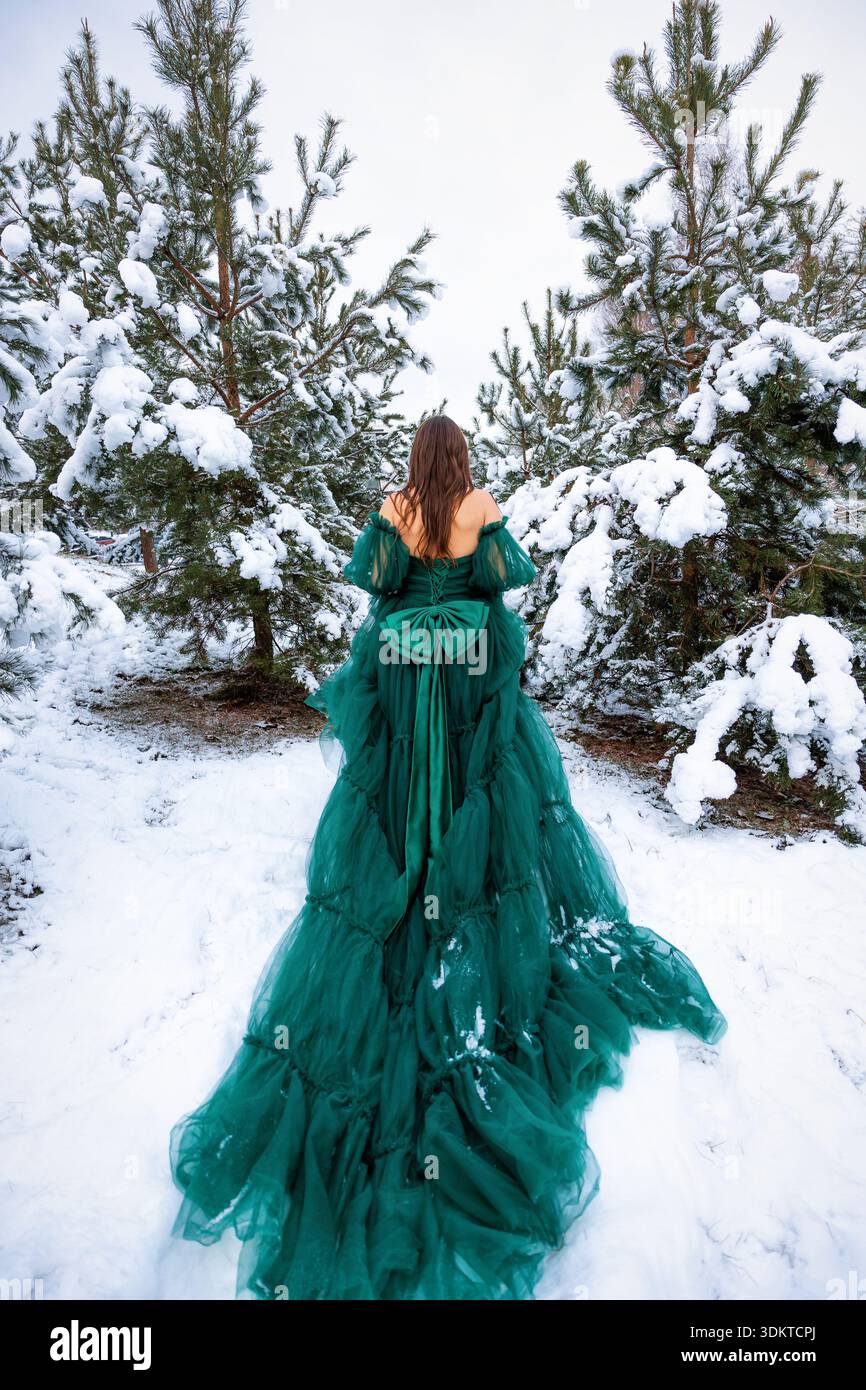 green flowing dress Zapakasa Women Green Off the Shoulder Satin A-line Prom Dress main image 0