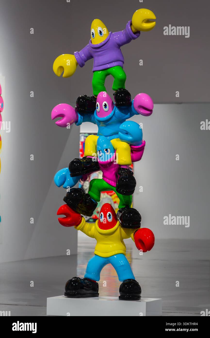 Philip Colbert The Lobster colourful and vibrant sculpture work