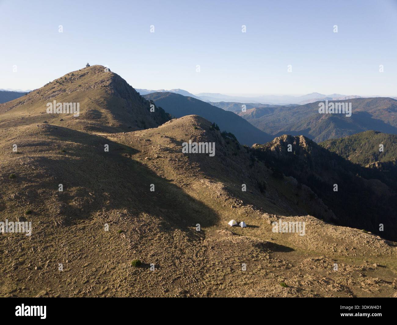 Image of the Pindus mountain range, in Western Greece. Stock Photo