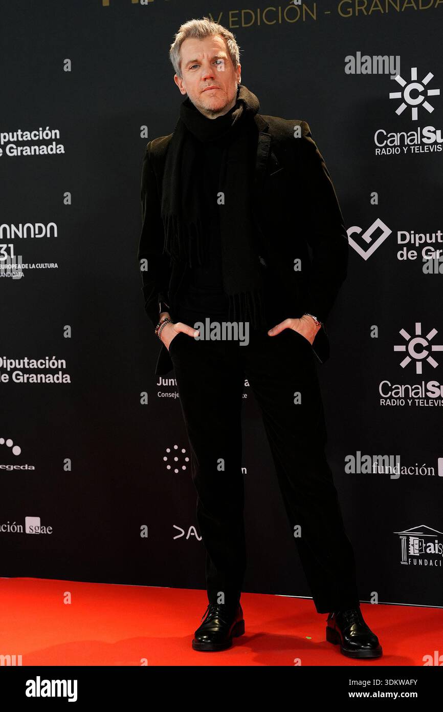 Gonzalo Trujillo attends the Carmen Awards 2026 red carpet. January 31