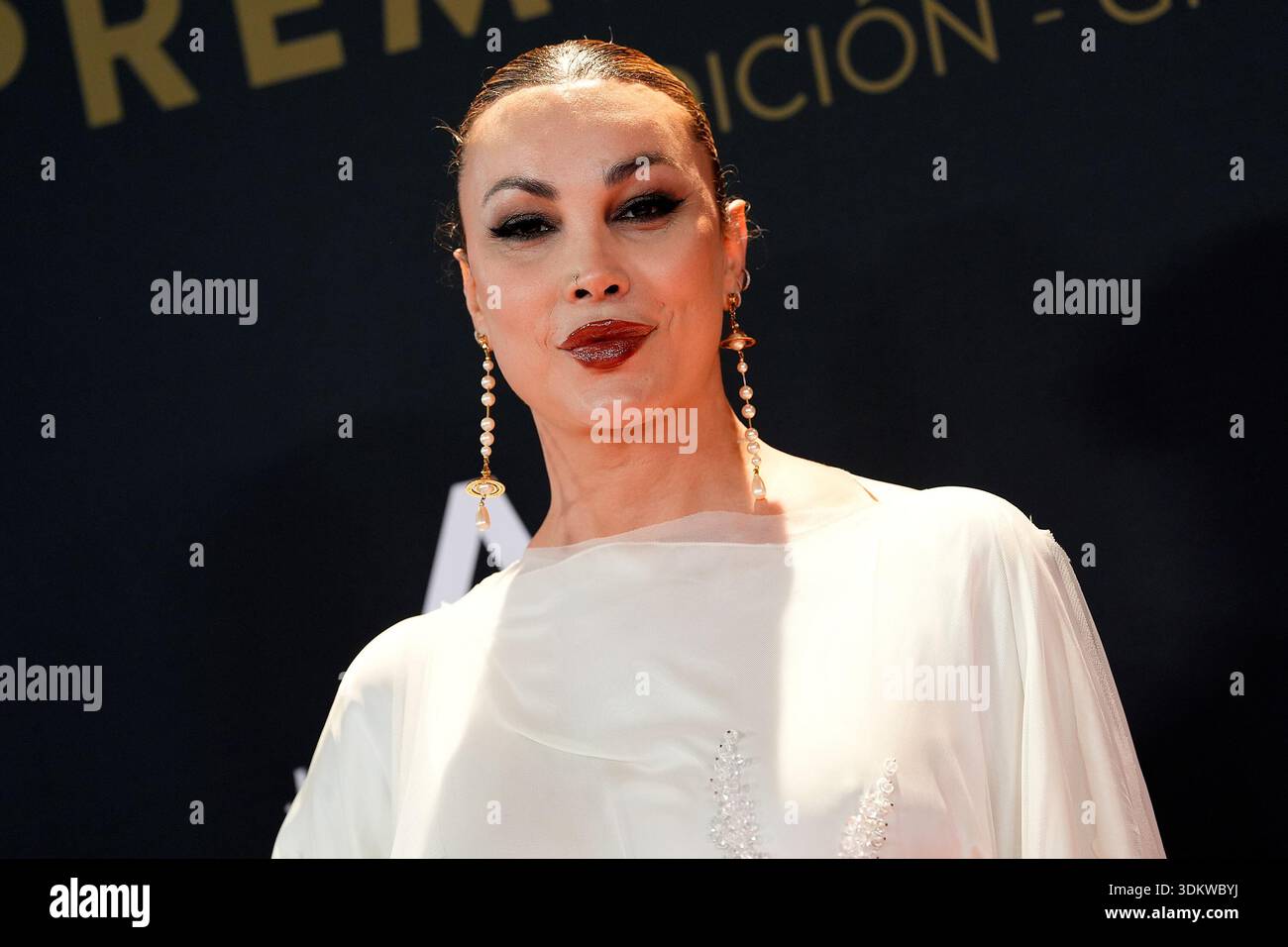 Daniela Santiago attends the Carmen Awards 2026 red carpet. January 31 ...