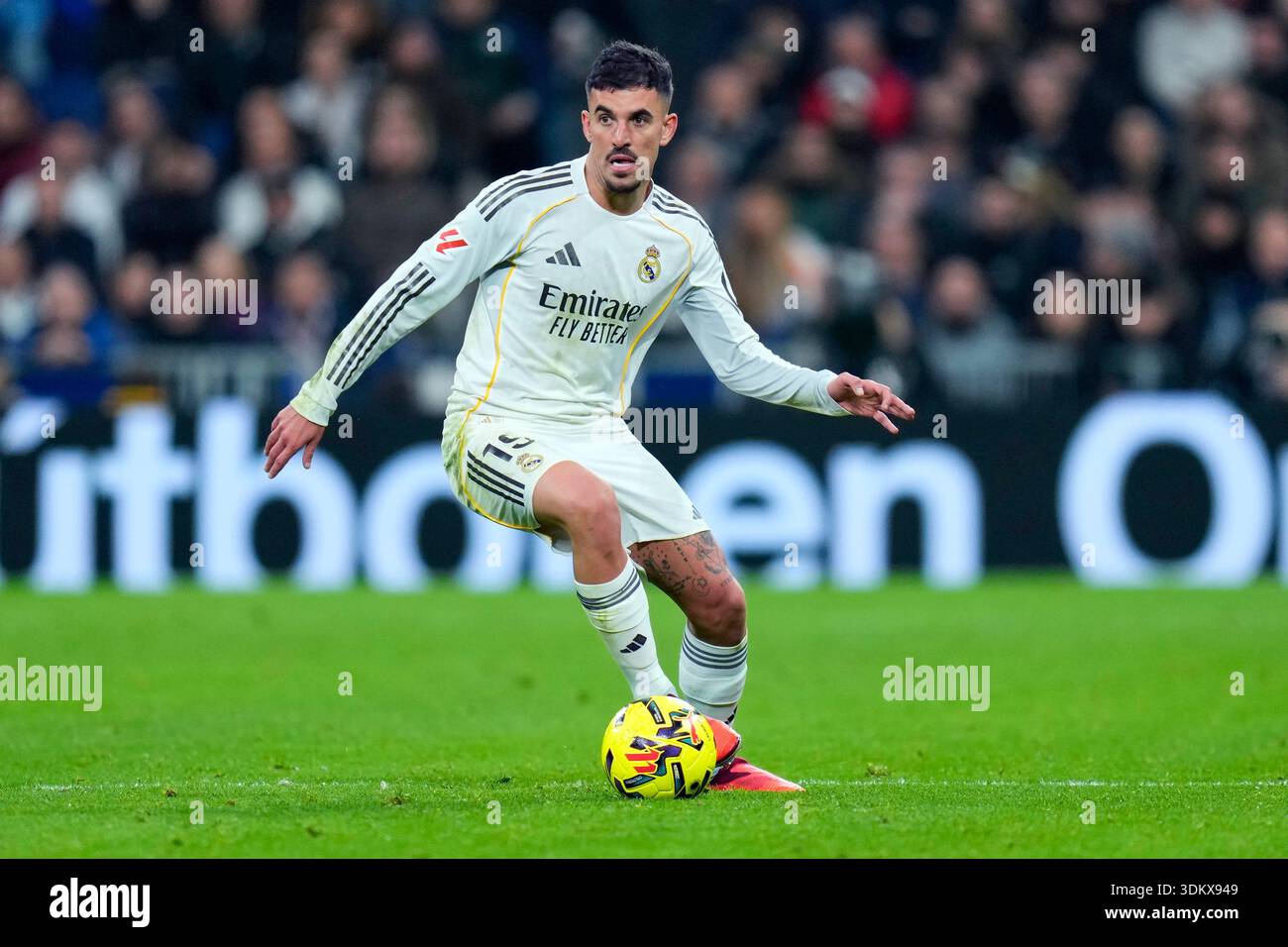 Dani Ceballos of Real Madrid CF during the La Liga EA Sports match ...