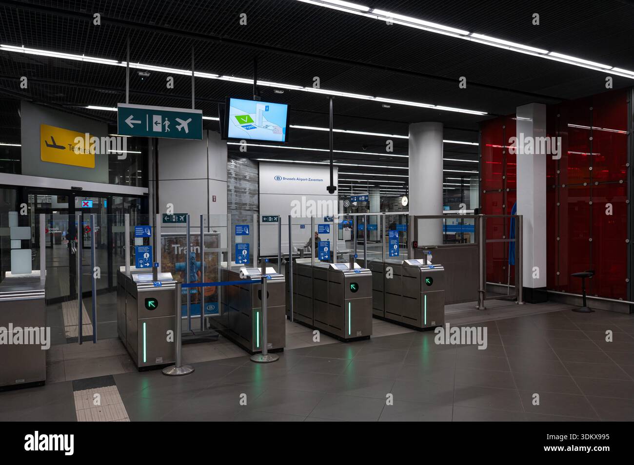 Train Ticket Control Ticket control gates machines hi-res stock photography and images - Alamy