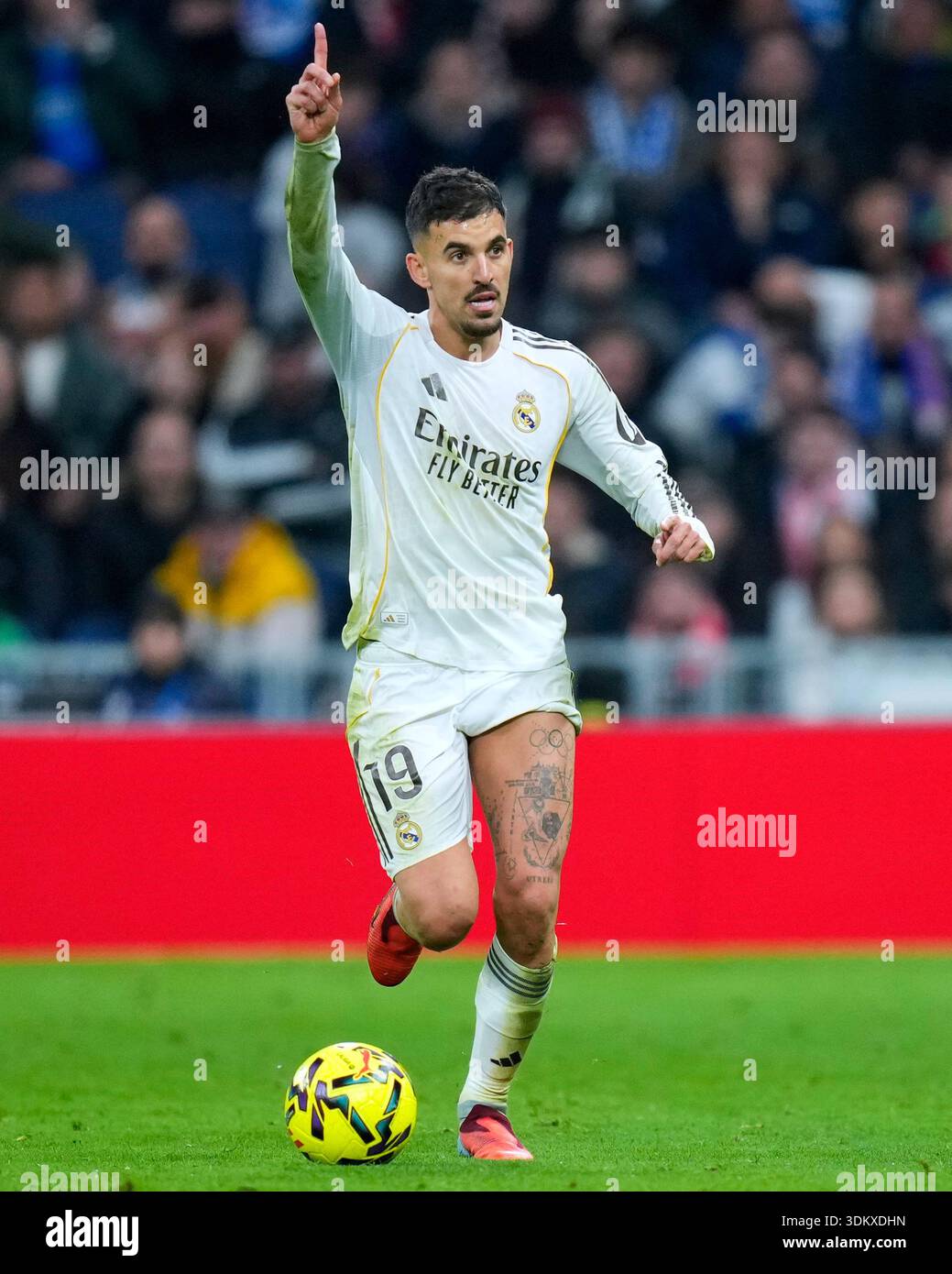 Dani Ceballos of Real Madrid CF during the La Liga EA Sports match ...