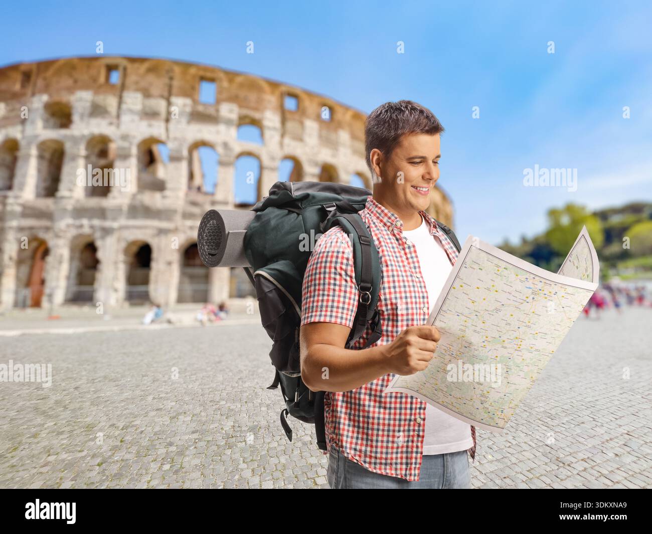 Ancient map of city of rome hi-res stock photography and images - Alamy