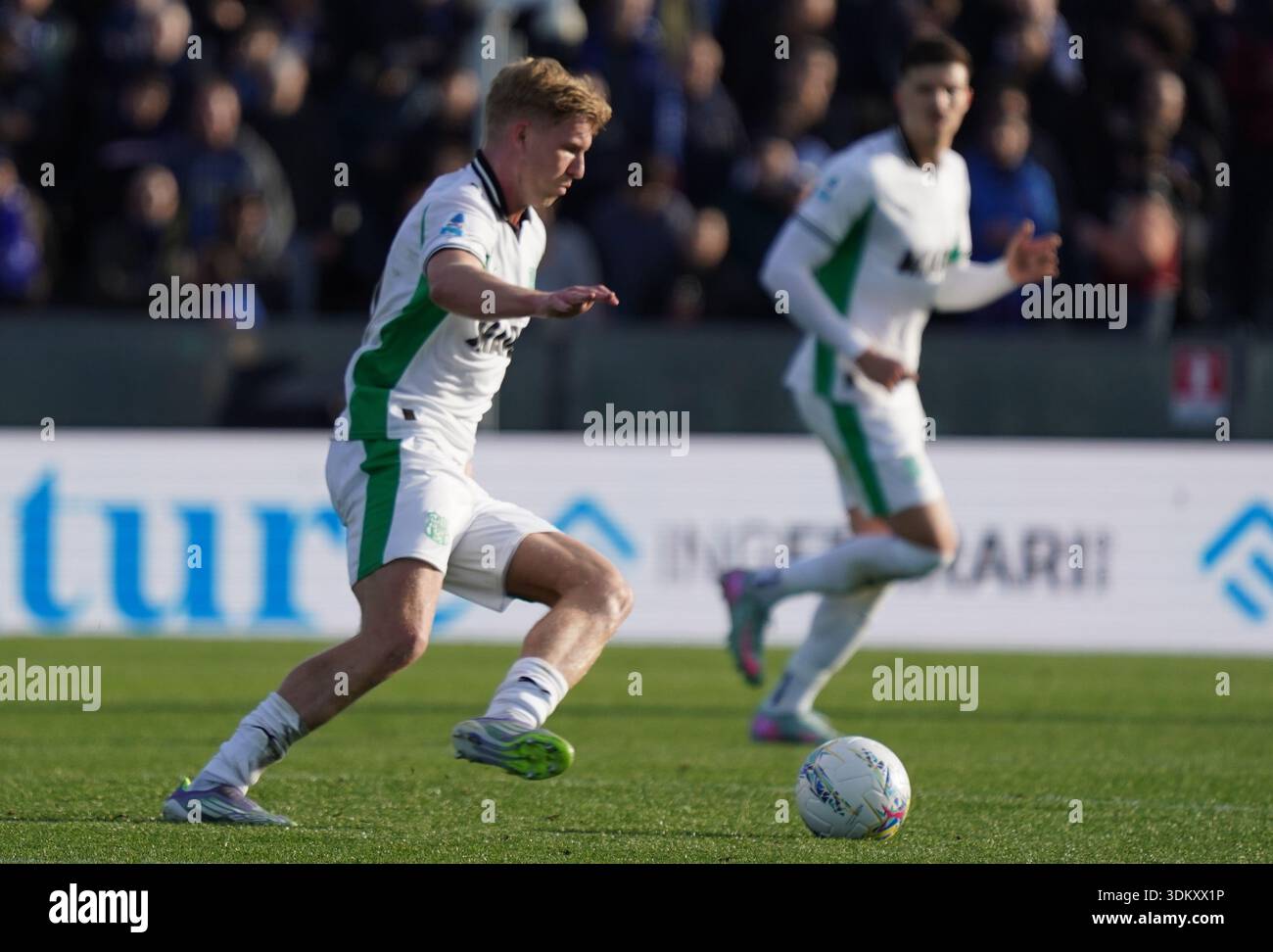 Sassuolo's Josh Doig ....During the Serie A soccer match between Pisa ...