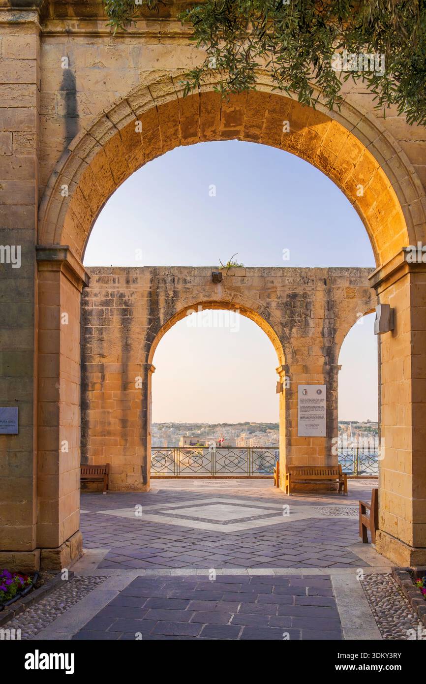 Capital City of Malta  Valletta,Malta,Europe Stock Photo