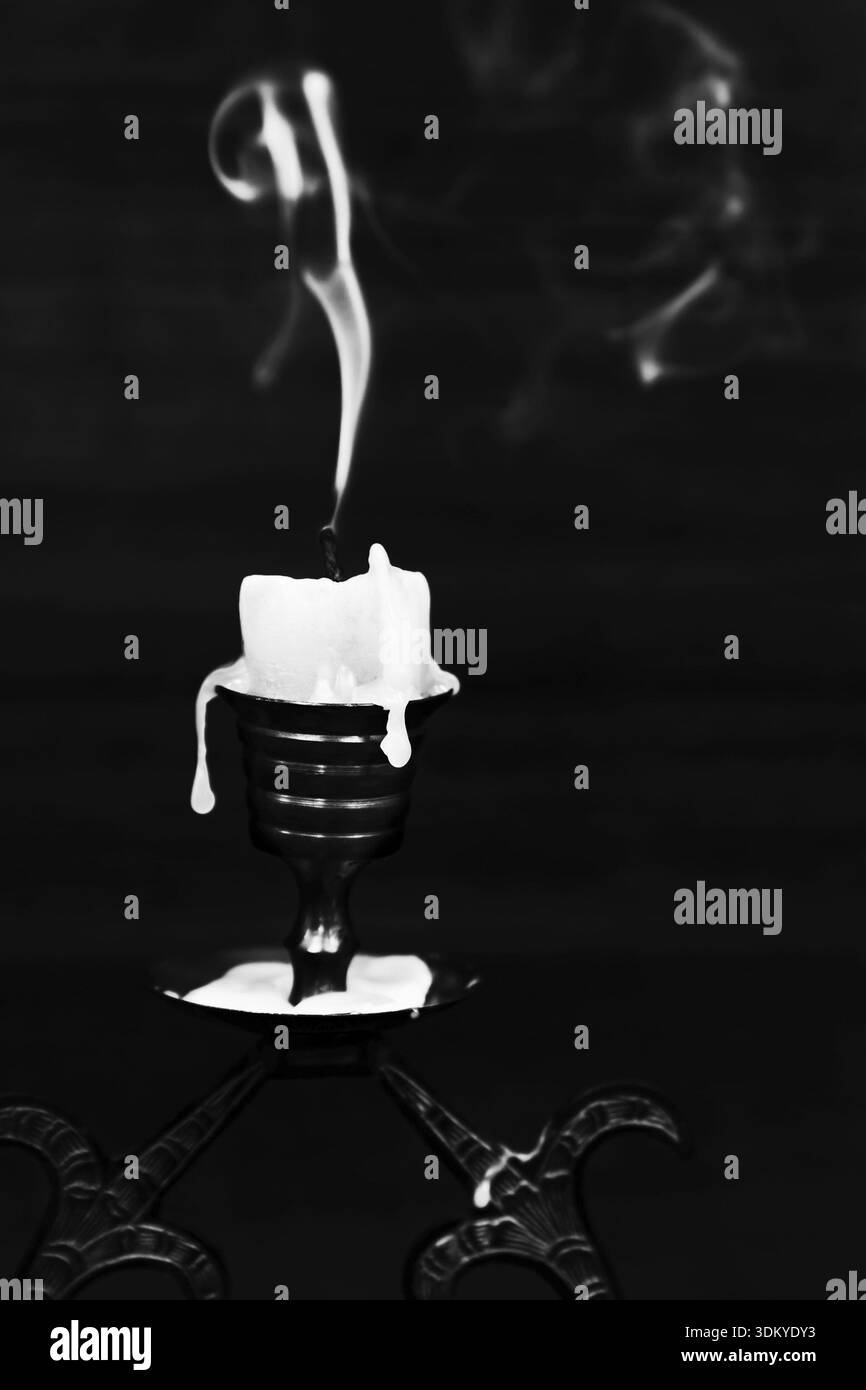 Flame blow Black and White Stock Photos & Images - Alamy