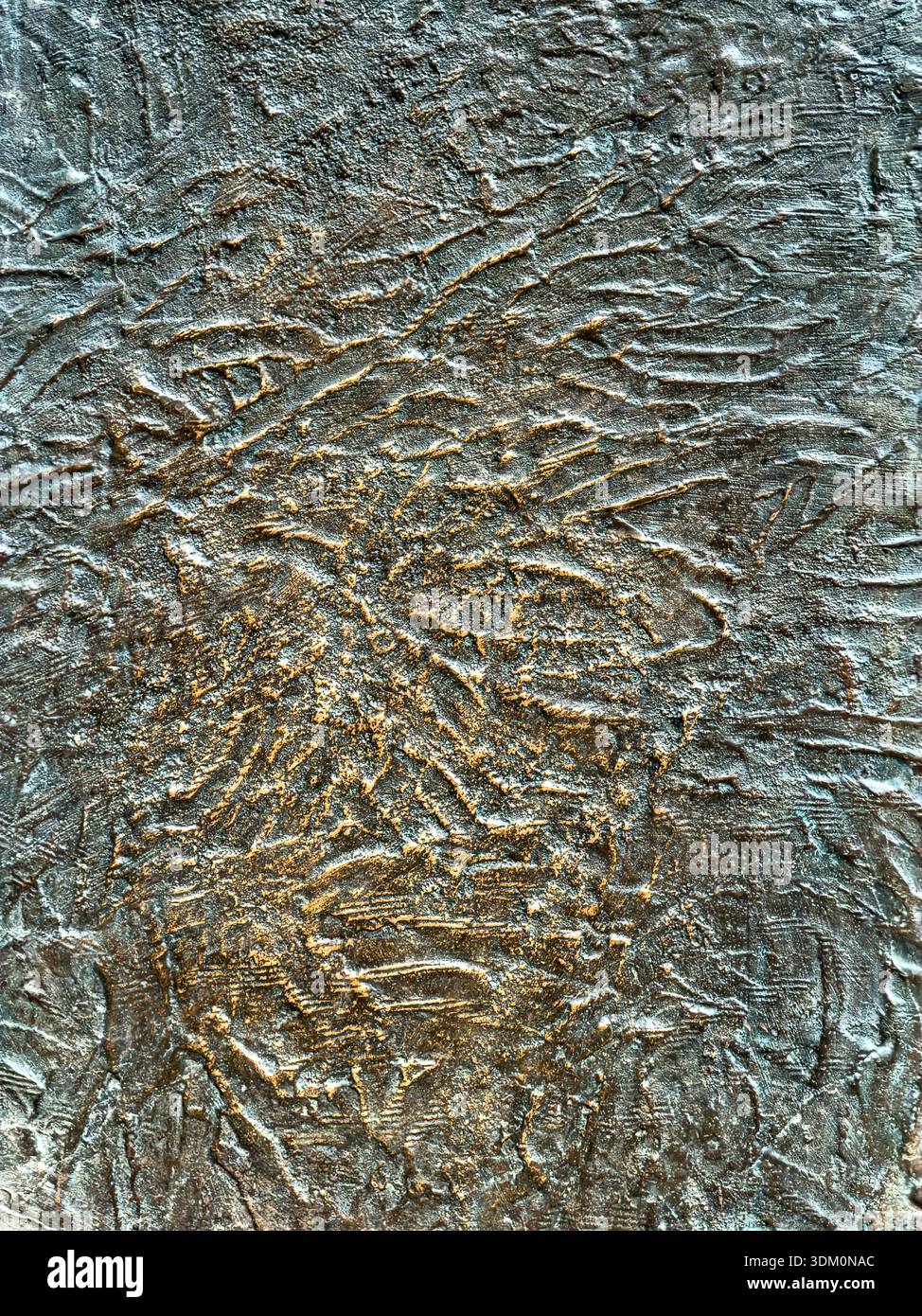 textured surface of dark copper. bumpy pattern. high-detailed background. Stock Photo