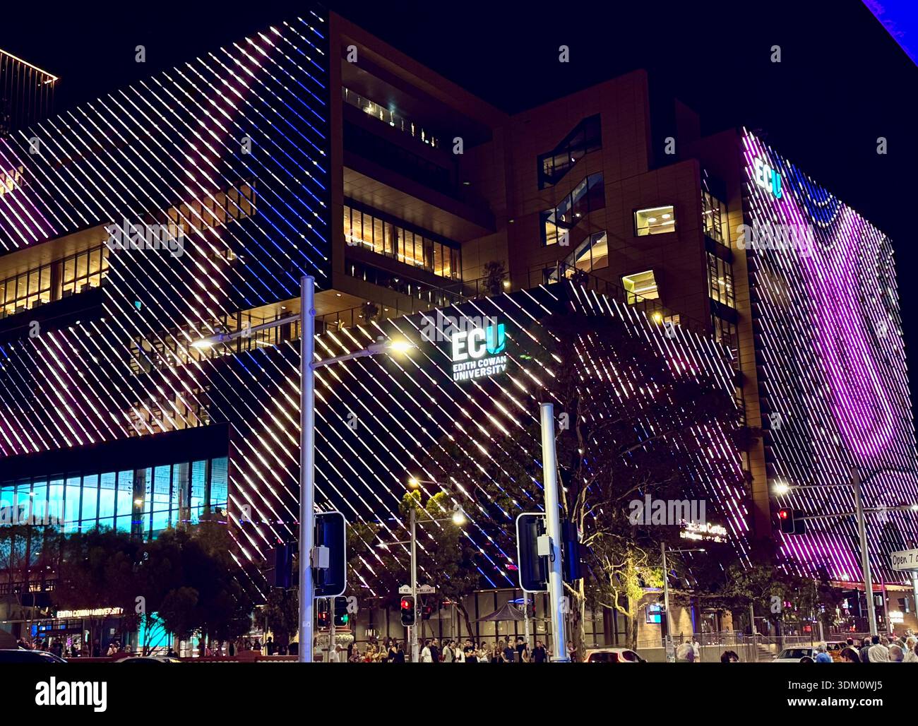 New ECU Edith Cowan University campus in CBD of Perth Western Australia - Smartphone Captured Stock Image