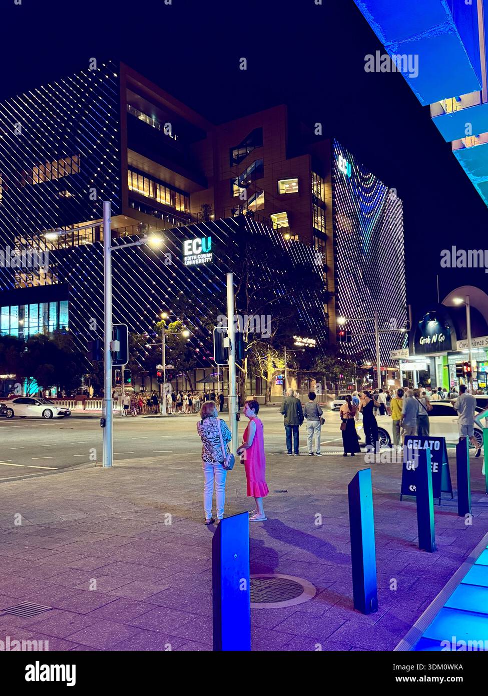 New ECU Edith Cowan University campus in CBD of Perth Western Australia - Smartphone Captured Stock Image
