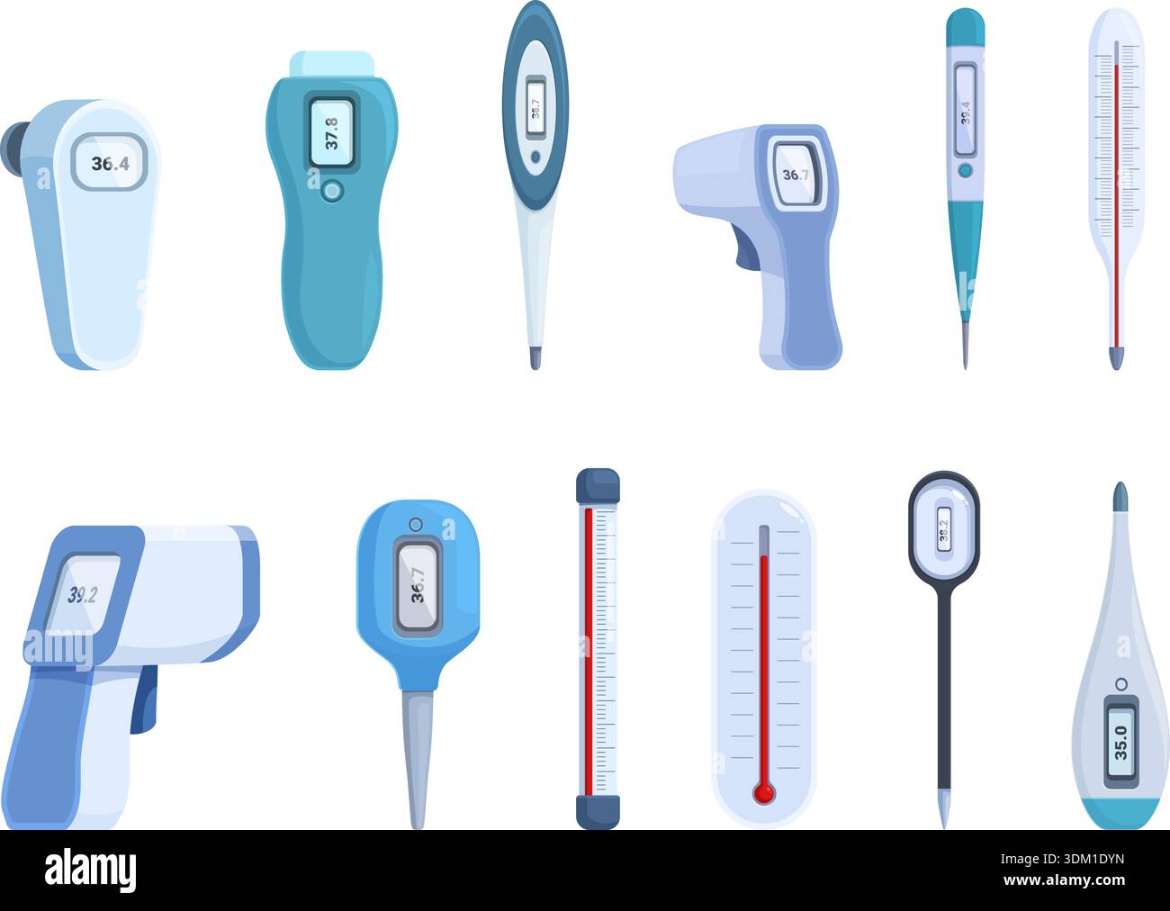 Illustration types weather hi-res stock photography and images - Alamy