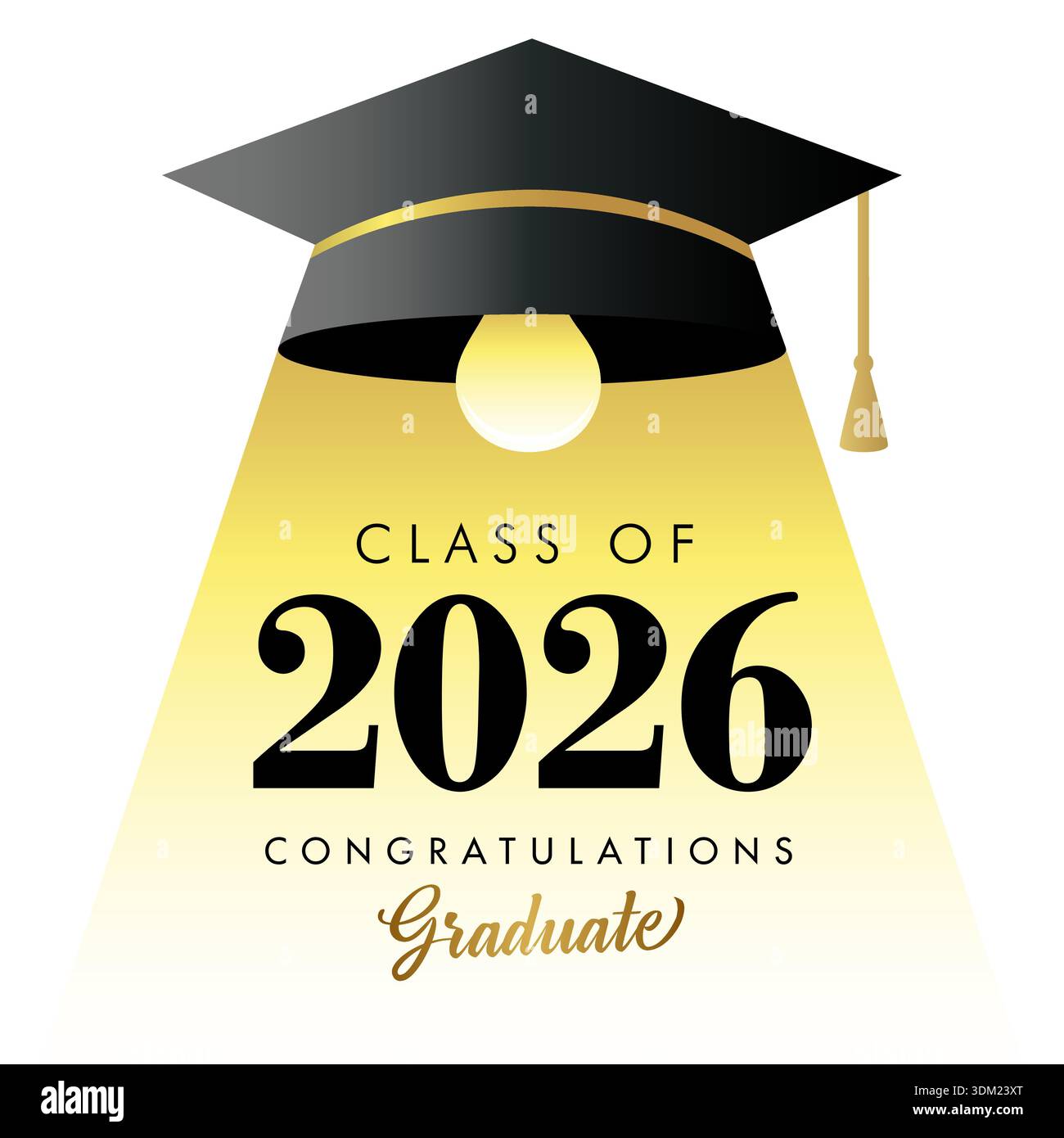 Learning is light, Class of 2026 - Congratulations Graduate. Vector ...