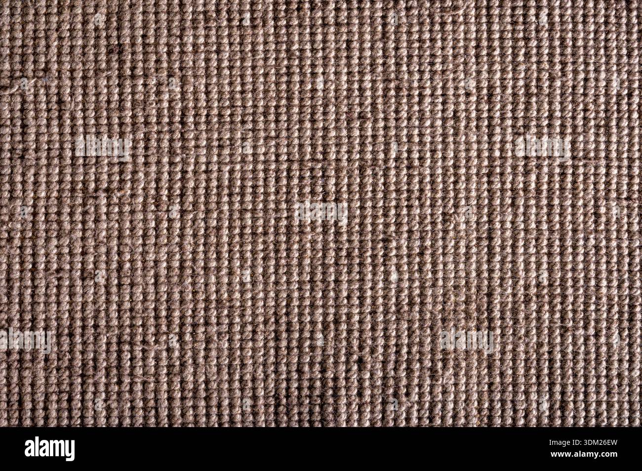 Brown carpet fabric showing textured surface creating a repeating pattern for backgrounds Stock Photo