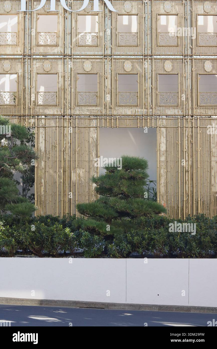 TOKYO, JAPAN - February 1, 2026: View of the Dior Bamboo Pavilion