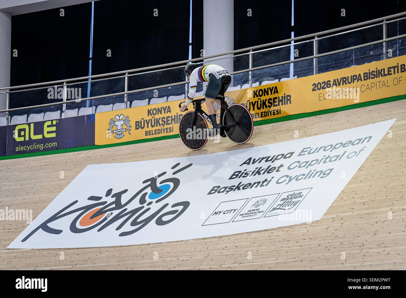 LAVREYSEN Harrie ( NED )  Netherlands  Querformat - quer - horizontal - Landscape - Event/Veranstaltung: UEC Track Cycling European Championships 2026 - Category/Kategorie: Cycling - Track Cycling  European Championships - Location/Ort: Asia - Türkiye - Konya - Discipline: Sprint - Category: Elite Men - Distance: 200 m - Date/Datum: 03.02.2026  Tuesday  Day 3 - Photographer: © Arne Mill - frontalvision.com Stock Photo