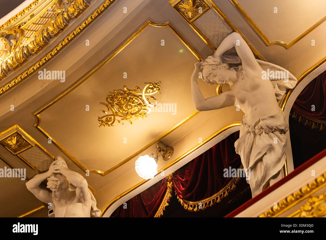 Lviv, Ukraine - February 2, 2026: Lviv opera house interior Stock Photo ...