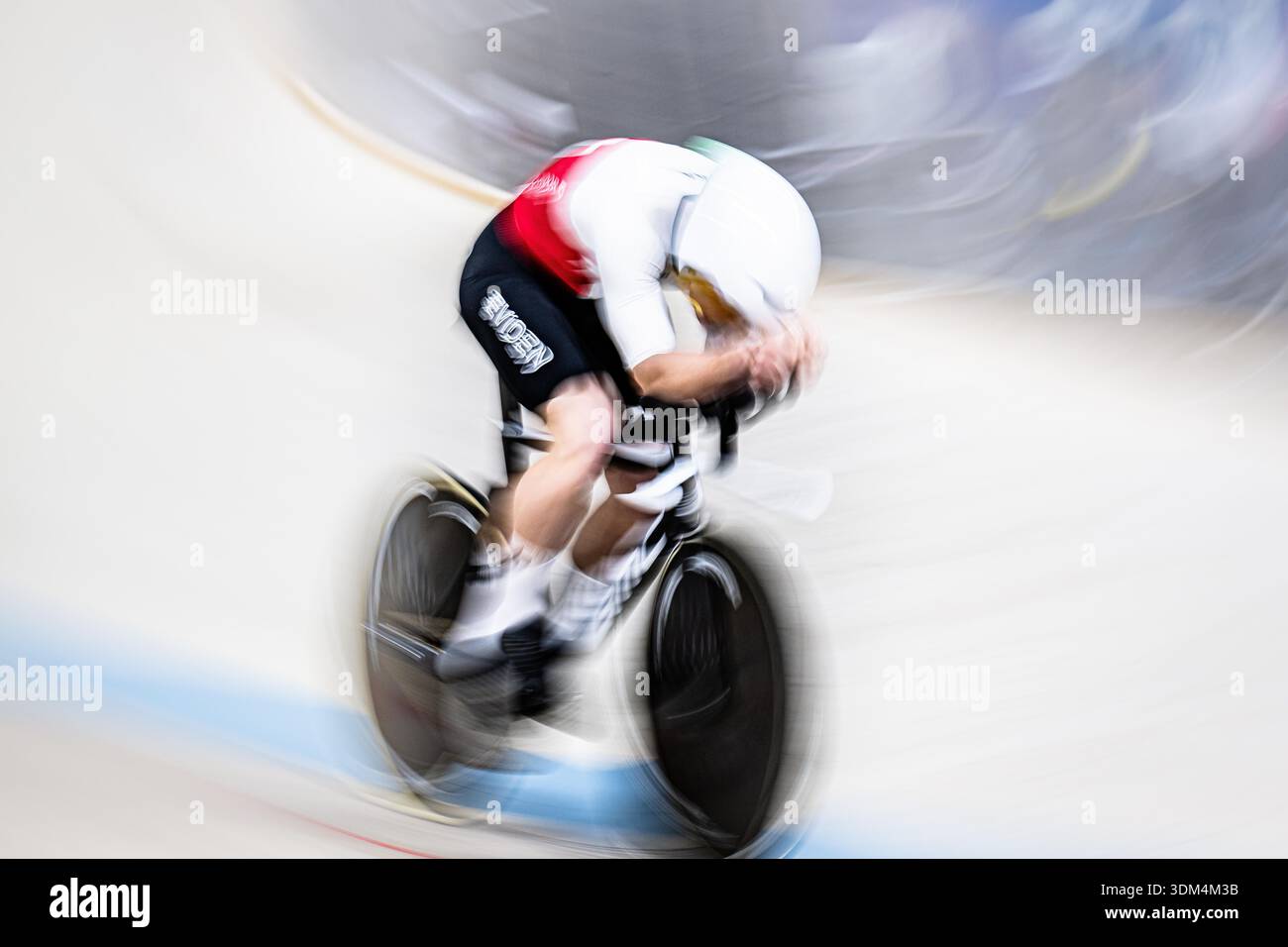 TAPPEINER Pascal ( SUI )  Switzerland  Querformat - quer - horizontal - Landscape - Event/Veranstaltung: UEC Track Cycling European Championships 2026 - Category/Kategorie: Cycling - Track Cycling  European Championships - Location/Ort: Asia - Türkiye - Konya - Discipline: Individual Pursuit - Category: Elite Men - Distance: 4000 m - Date/Datum: 03.02.2026  Tuesday  Day 3 - Photographer: © Arne Mill - frontalvision.com Stock Photo