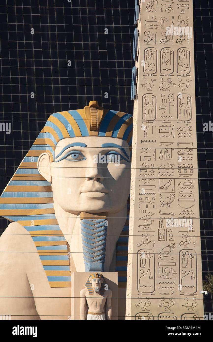 Egyptian statue luxor las vegas hi-res stock photography and