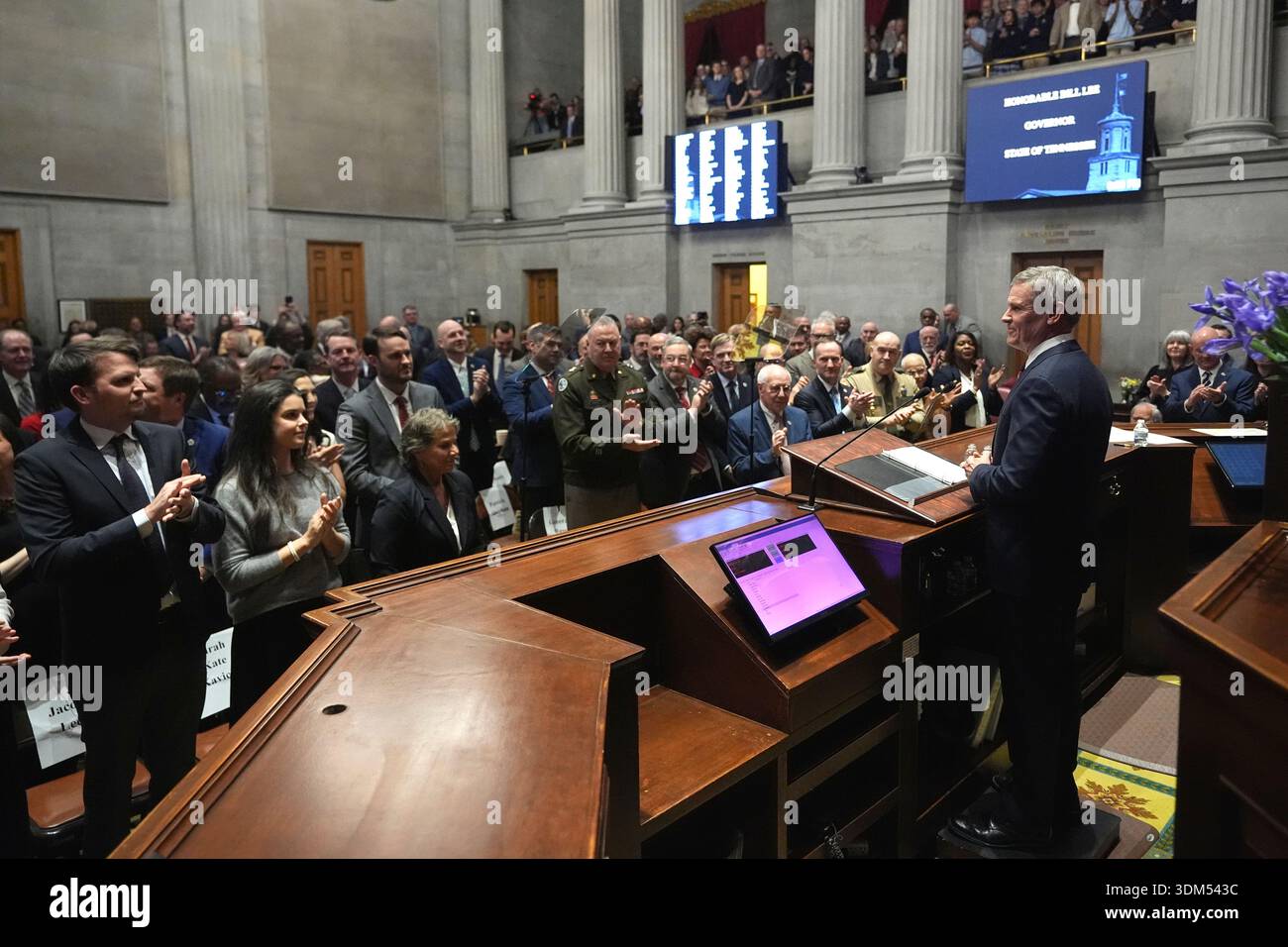 Governor Bill Lee delivers his State of the State address Monday, Feb ...