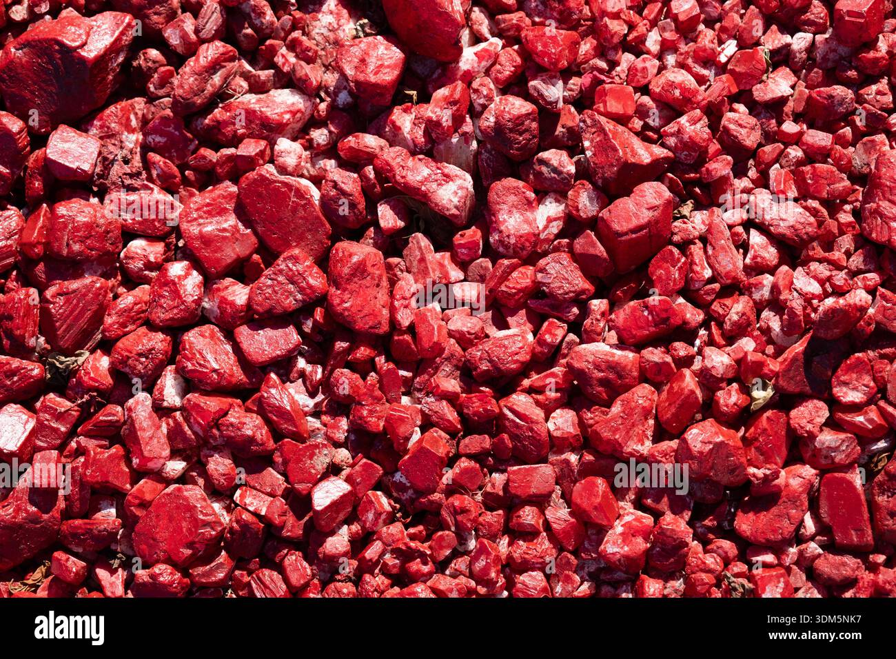 Metallic dark red marble stones effect texture background Stock Photo
