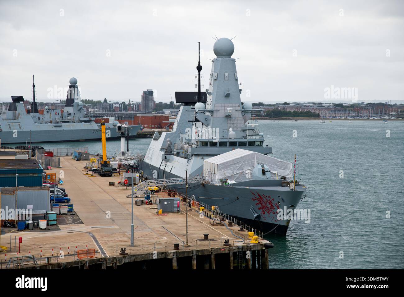 Portsmouth,UK,England,British Naval Dockyard,Home to Ship Buiding,Naval ...