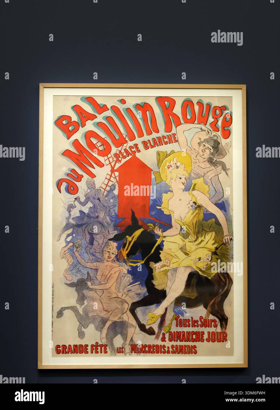 Paris, France - March 20, 2025: The exhibition at The Musée d