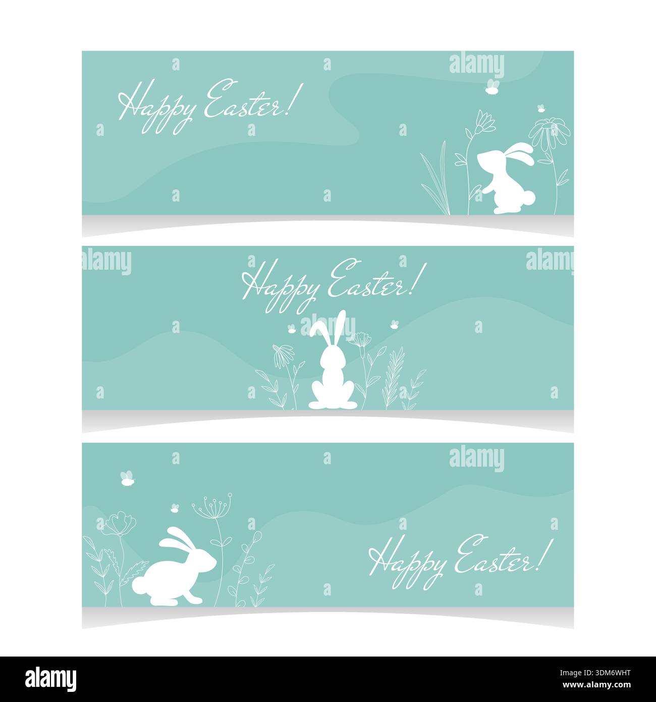 Easter banner set Vector graphics Stock Vector Image & Art - Alamy
