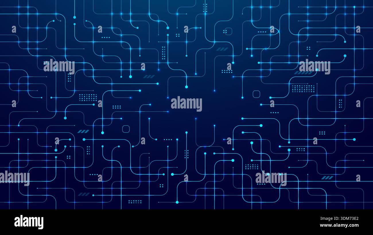 Technology background. Circuit board. Electronics components Stock Vector