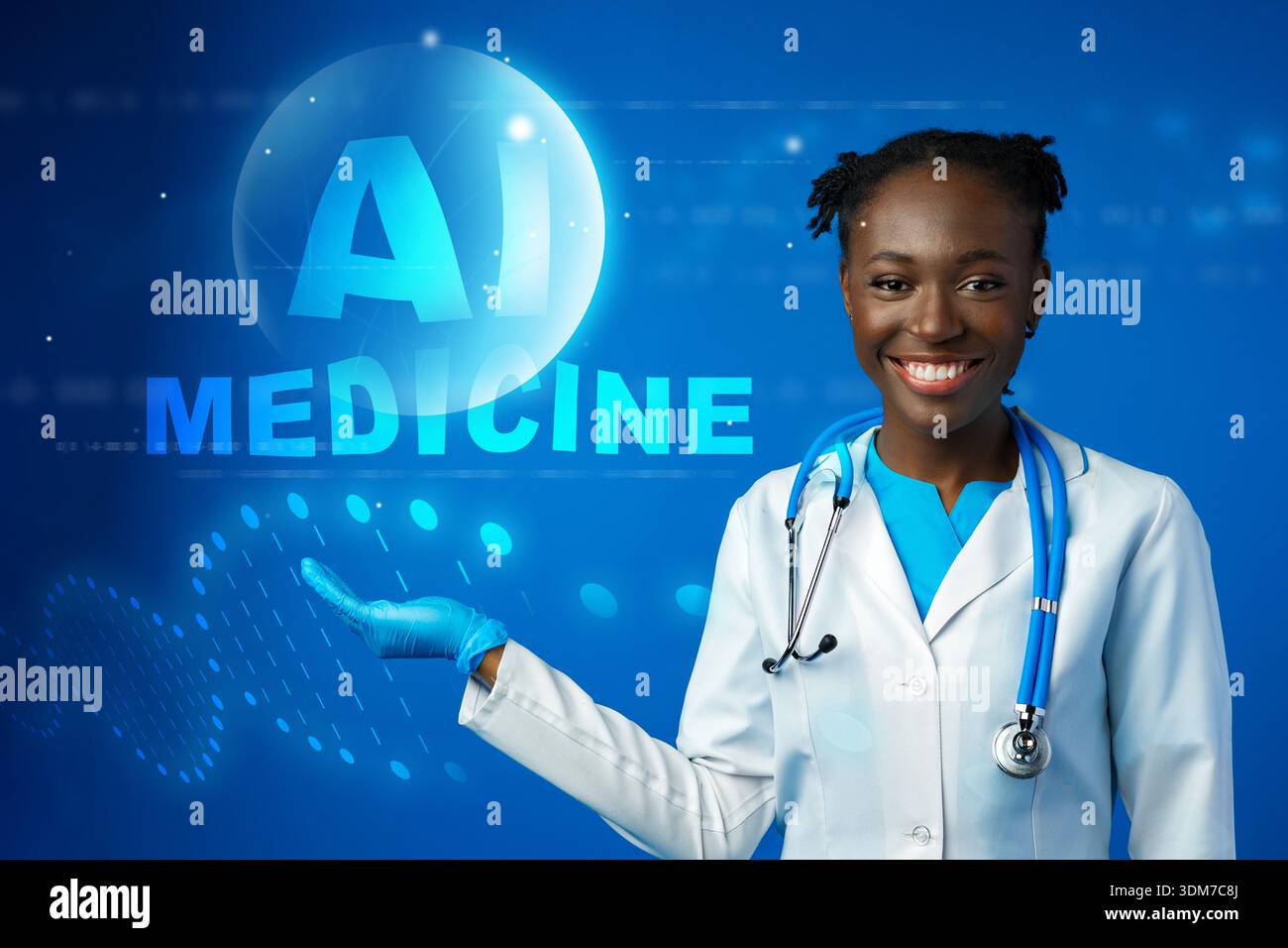 Doctor explains role artificial hi-res stock photography and images - Alamy