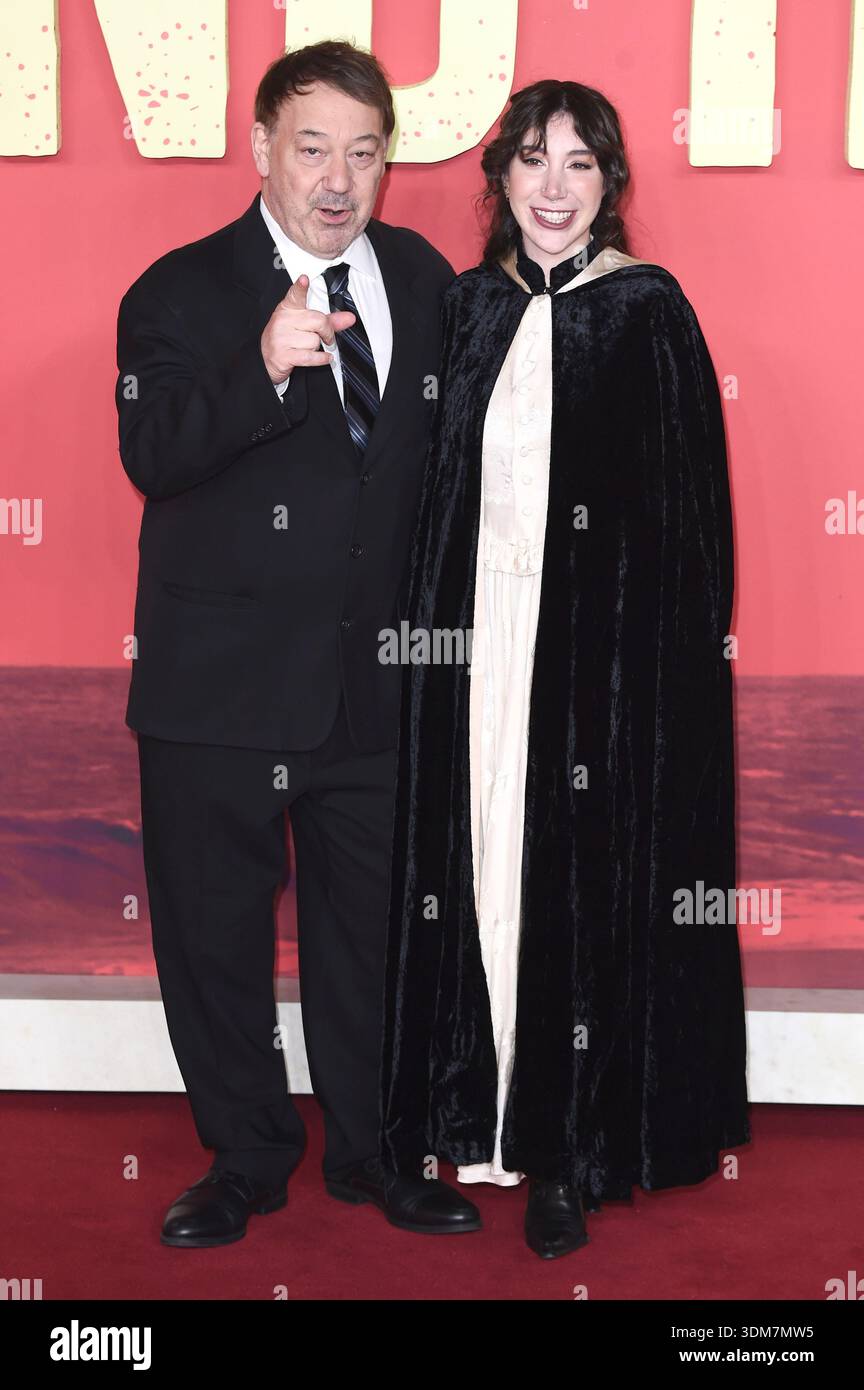 Sam Raimi With Daughter Emma Raimi At The Premiere Of The Movie Send Sam Raimi With Daughter Emma Raimi At The Premiere Of The Movie Send Help At The Odeon Luxe Leicester Square London January 29 2026 3DM7MW5 