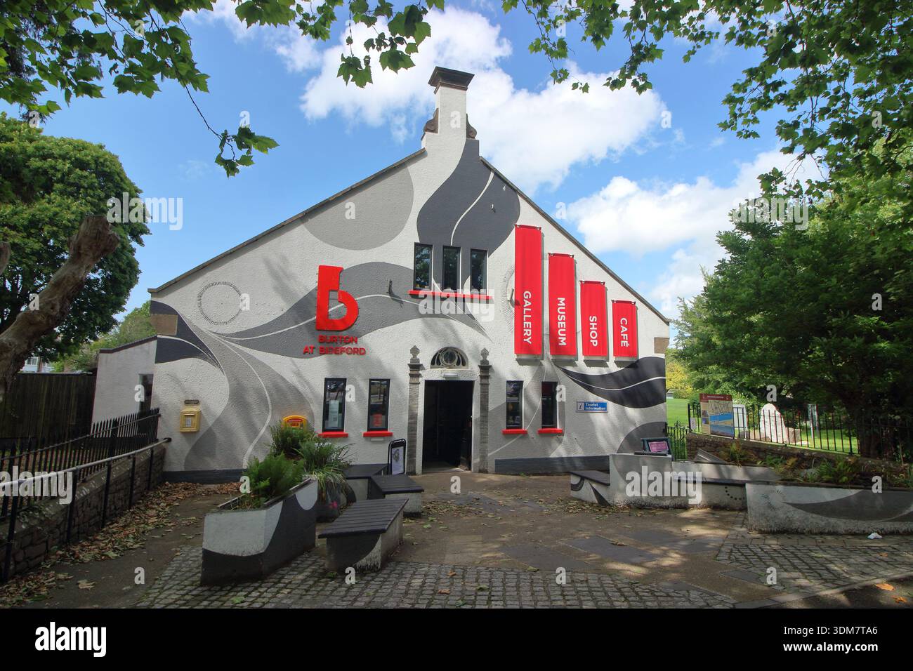 The Burton at Bideford Art Gallery & Museum, main entrance, adjacent to ...