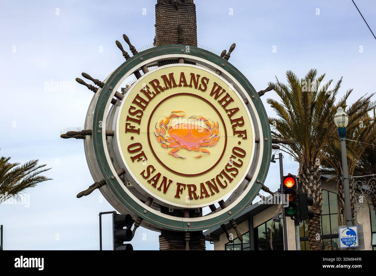 Fisherman's Wharf San Francisco sign, iconic tourist destination in the ...
