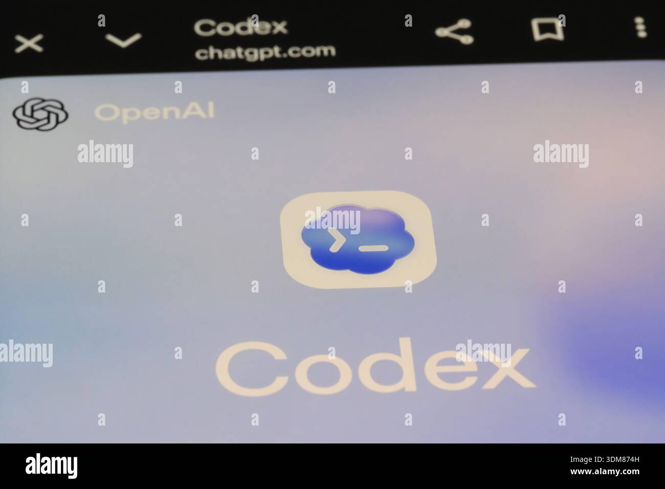 Shanghai,China-Feb.4th 2026: Codex app icon, OpenAI's AI coding agent ...