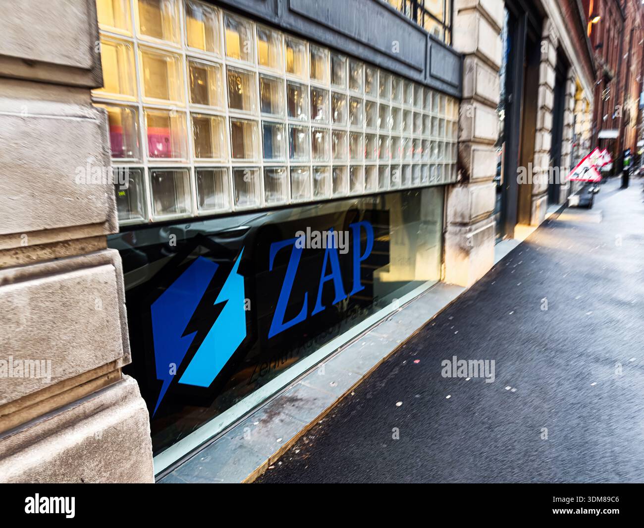 Manchester, UK - January 21, 2026: Urban storefront in Manchester ...