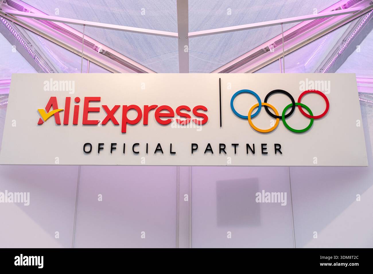 Logo of AliExpress, an online retail service based in China and owned ...