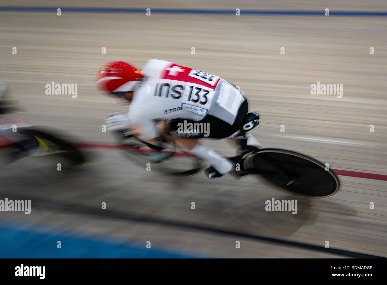 VOGEL Alex ( SUI )  Switzerland  Querformat - quer - horizontal - Landscape - Event/Veranstaltung: UEC Track Cycling European Championships 2026 - Category/Kategorie: Cycling - Track Cycling  European Championships - Location/Ort: Asia - Türkiye - Konya - Discipline: Omnium - Category: Elite Men - Distance: . m - Date/Datum: 04.02.2026  Wednesday  Day 4 - Photographer: © Arne Mill - frontalvision.com Stock Photo