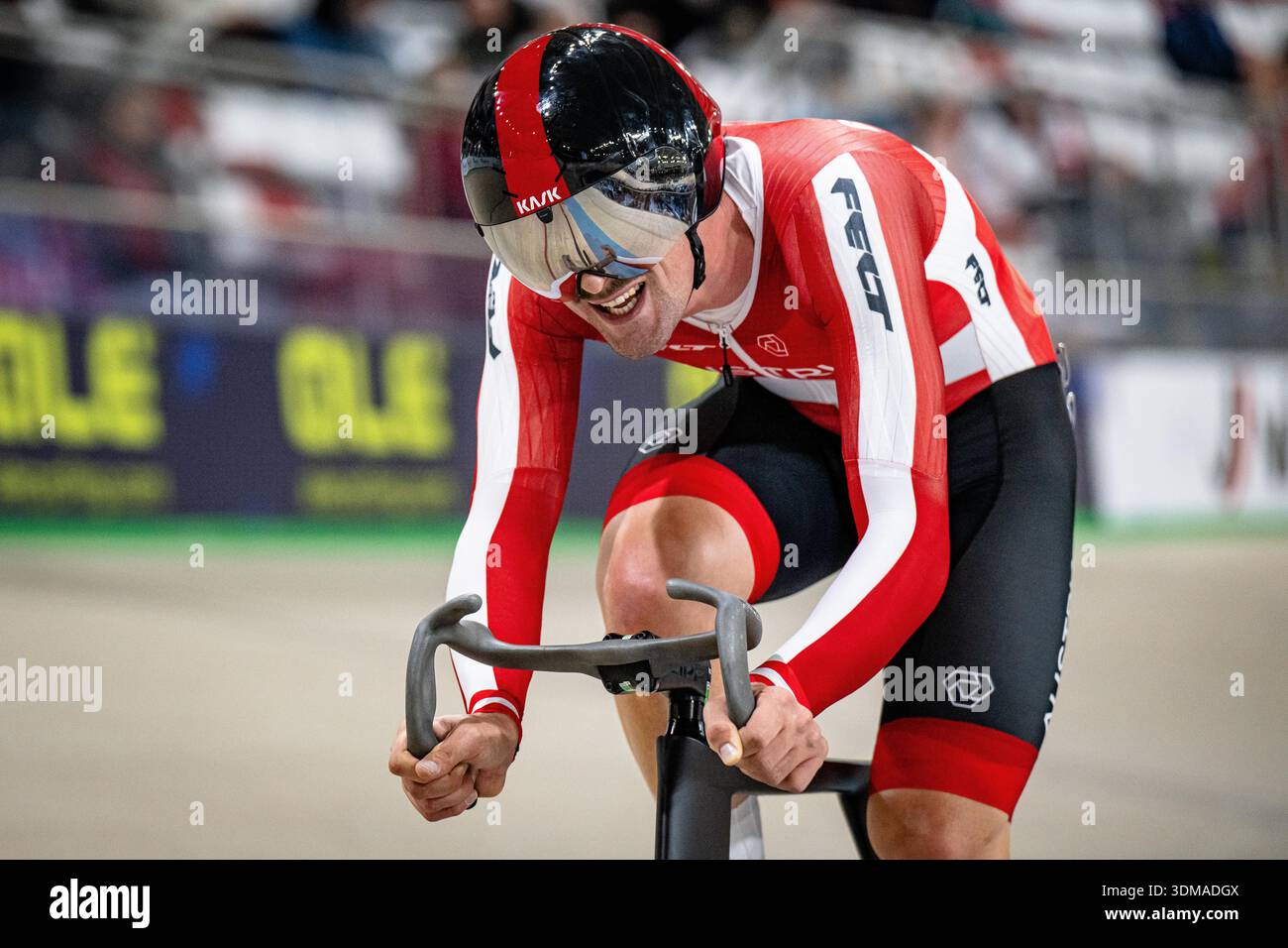SCHMIDBAUER Maximilian ( AUT )  Austria  Querformat - quer - horizontal - Landscape - Event/Veranstaltung: UEC Track Cycling European Championships 2026 - Category/Kategorie: Cycling - Track Cycling  European Championships - Location/Ort: Asia - Türkiye - Konya - Discipline: Omnium - Category: Elite Men - Distance: . m - Date/Datum: 04.02.2026  Wednesday  Day 4 - Photographer: © Arne Mill - frontalvision.com Stock Photo