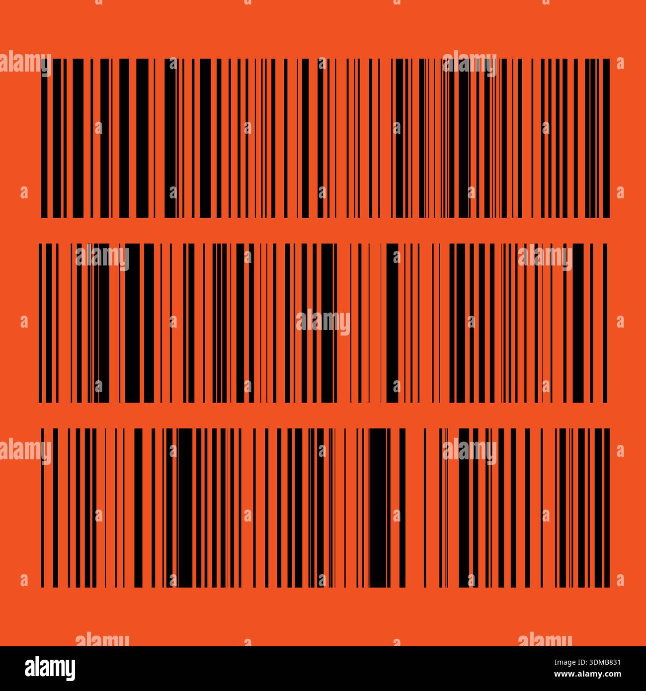 Barcode barcode identification number product scanning . Vertical stripes resembling. Code stripes sticker. Barcode labels, customers qr code Stock Vector