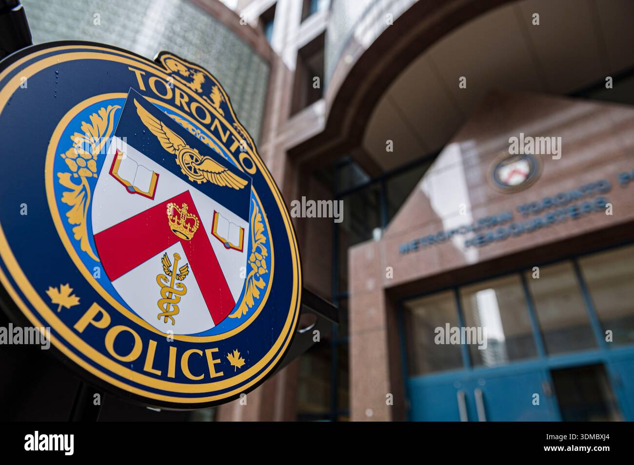 Tps Police The Toronto Police Services emblem is photographed during a press ...